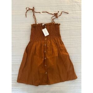 NWT Faithfull The Brand 6 Rosa Linen Dress